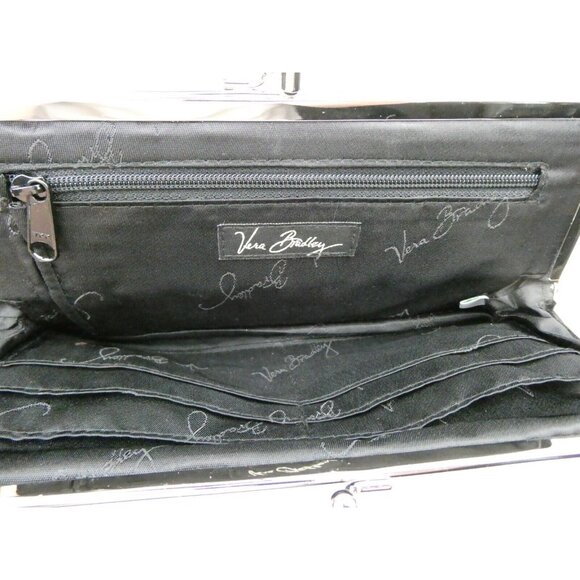 Vera Bradley Caffe Latte  Double Kisslock Wallet - Picture 8 of 13
